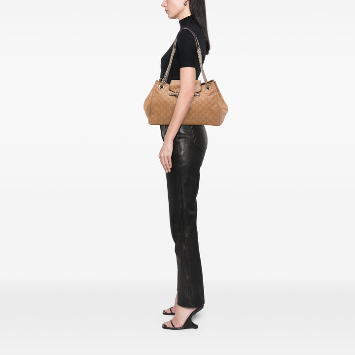 Gucci Guccissima Emily Cabas Grand Marron – vue 6 – GABY PARIS