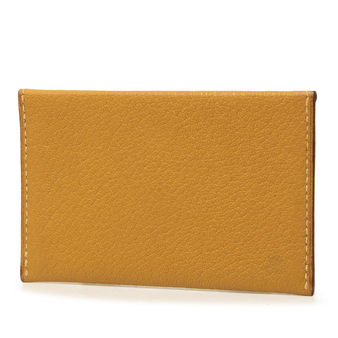 Chevre Mysore Enveloppe Pochette Jaune
