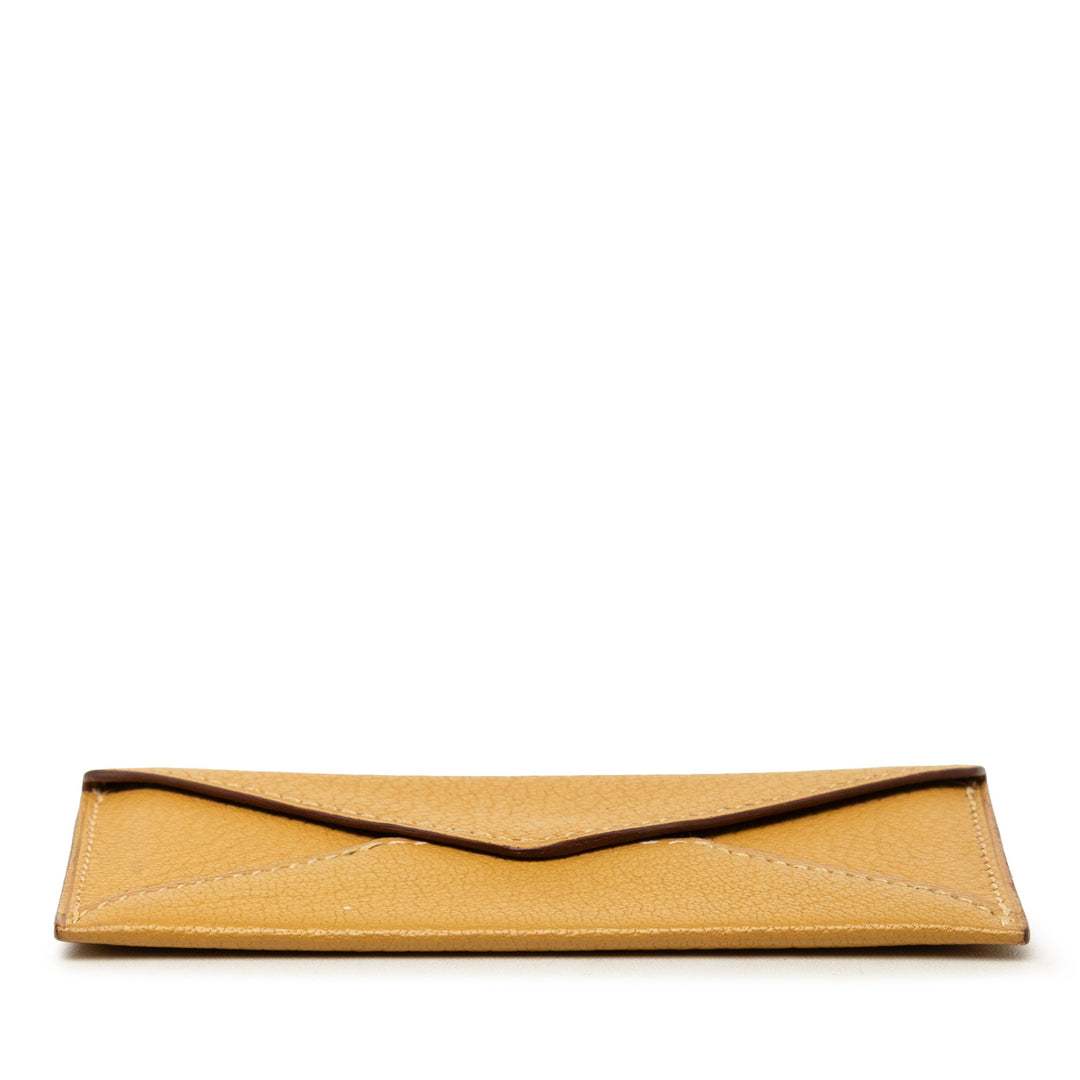 Chevre Mysore Enveloppe Pochette Jaune