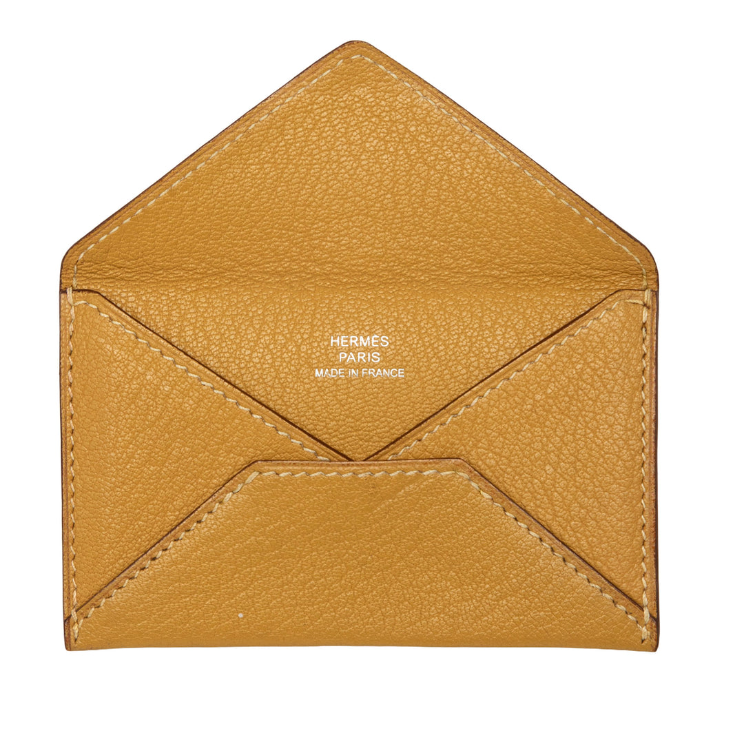 Chevre Mysore Enveloppe Pochette Jaune