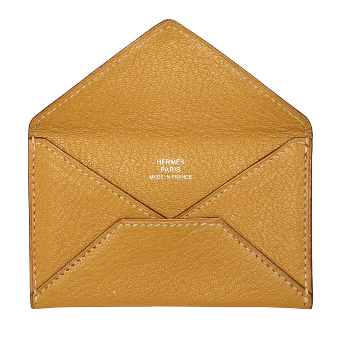 Chevre Mysore Enveloppe Pochette Jaune
