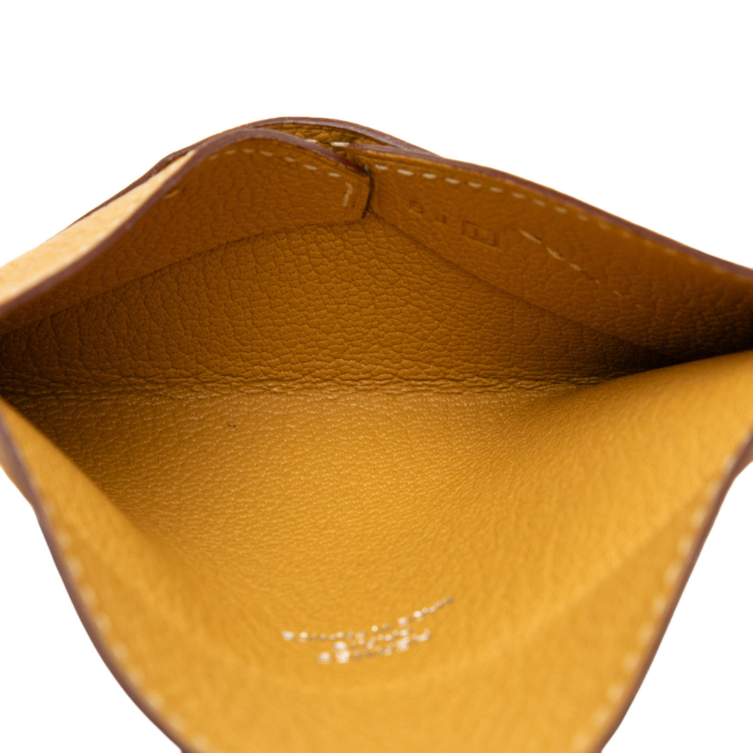 Chevre Mysore Enveloppe Pochette Jaune