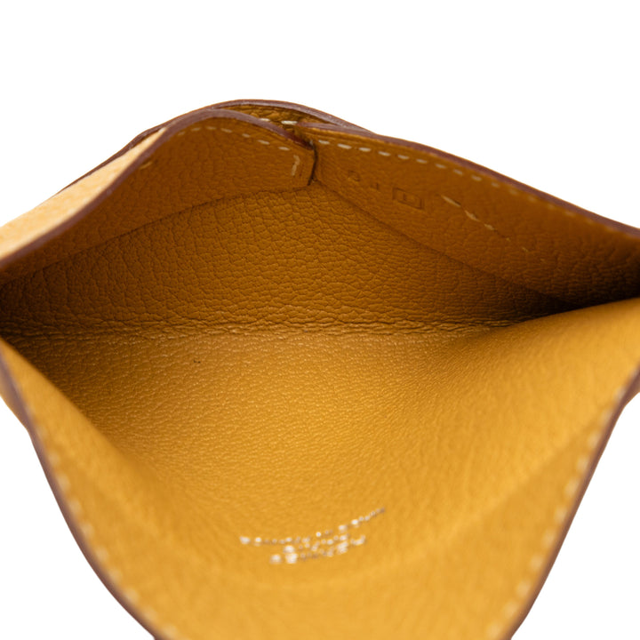 Chevre Mysore Enveloppe Pochette Jaune