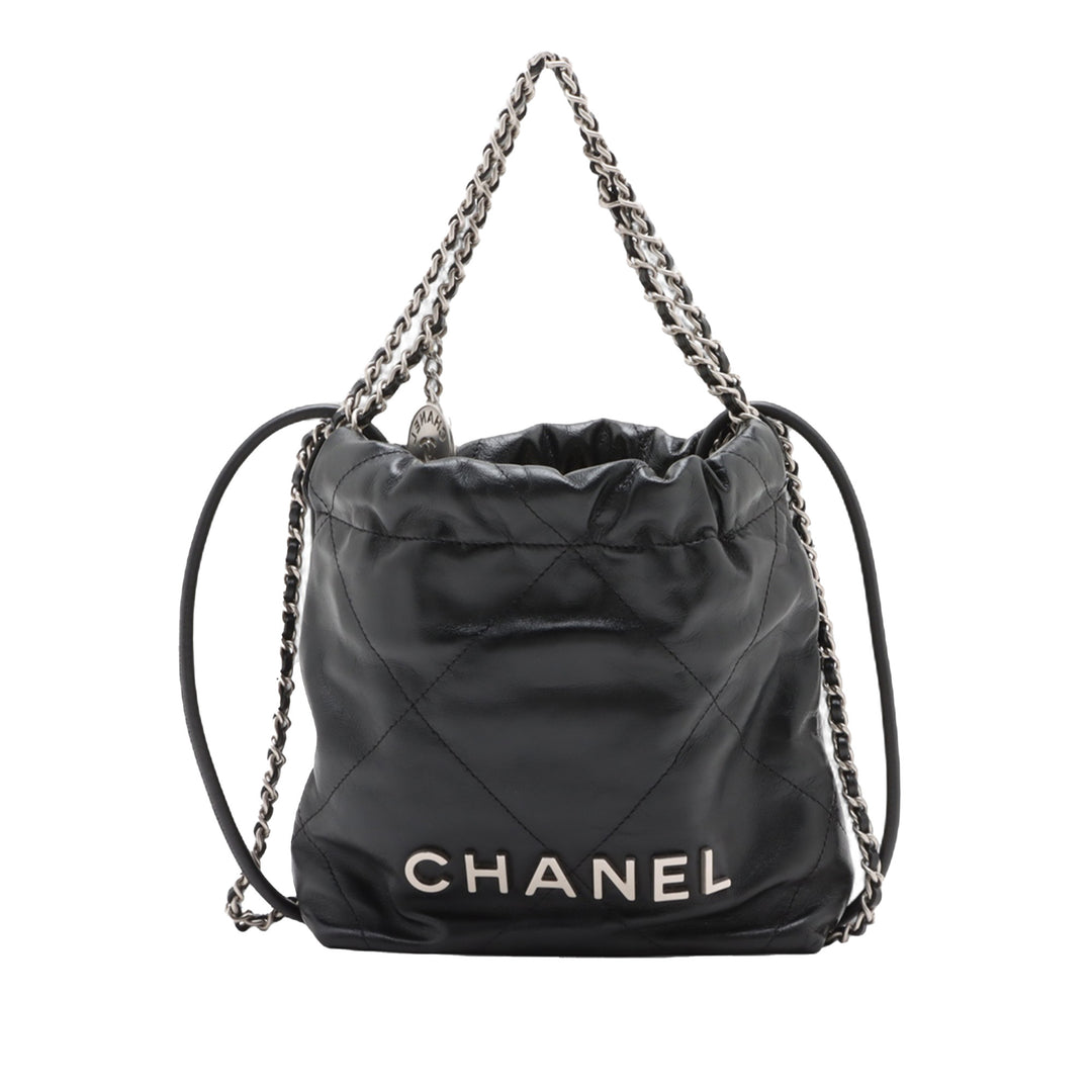 Chanel Mini brillant Cuir de veau 22 Sac à main