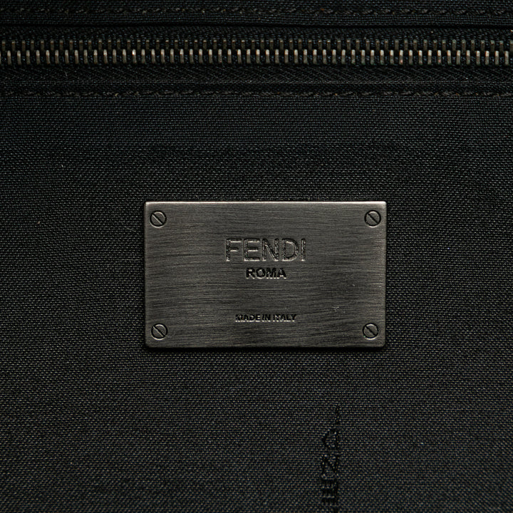 Fendi Vitello Grace Zucca embossé Cuir Sac à dos
