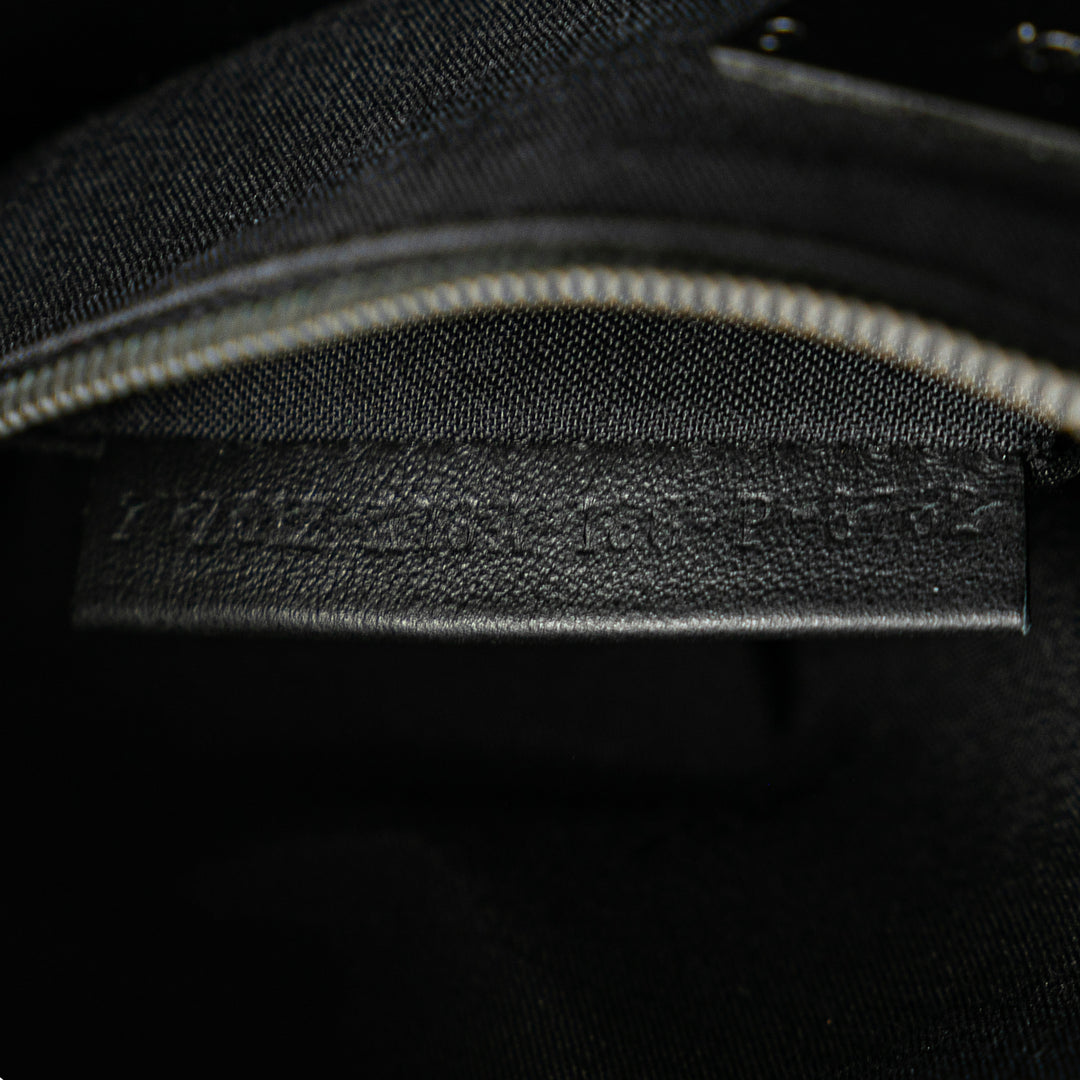 Fendi Vitello Grace Zucca embossé Cuir Sac à dos