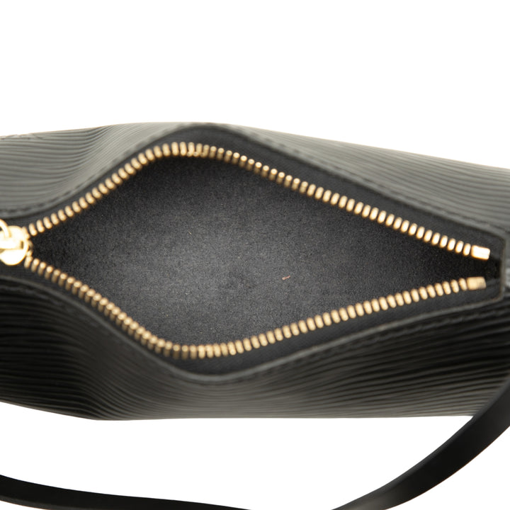 Pochette Papillon Épi Noir