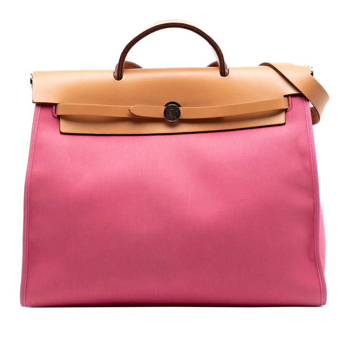 Hermès Herbag Zippé 39 Tissu