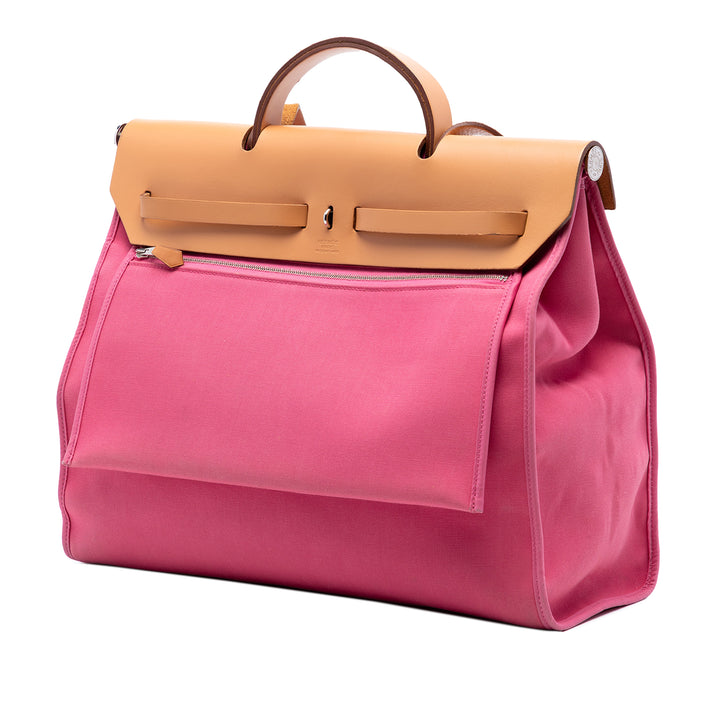Hermès Herbag Zippé 39 Tissu
