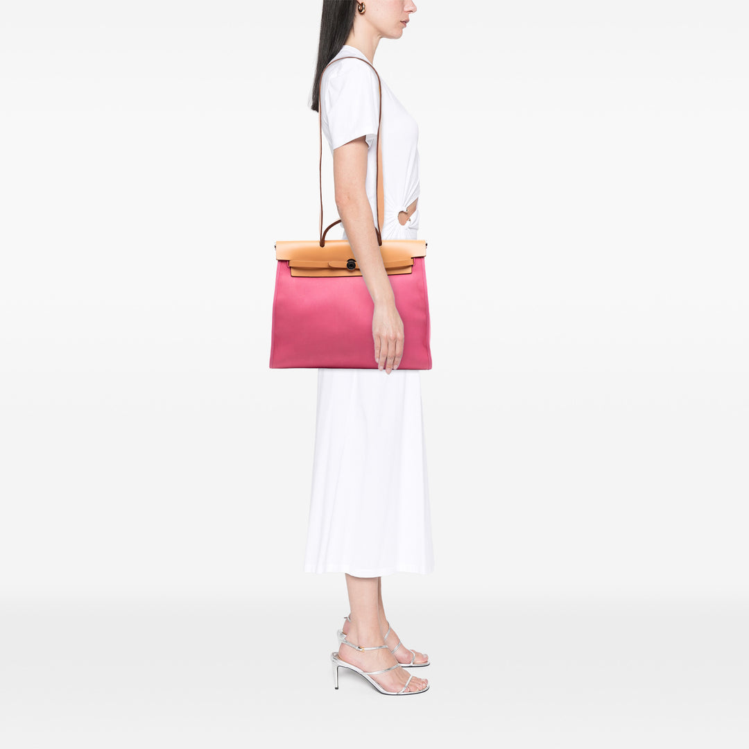 Hermès Herbag Zippé 39 Tissu