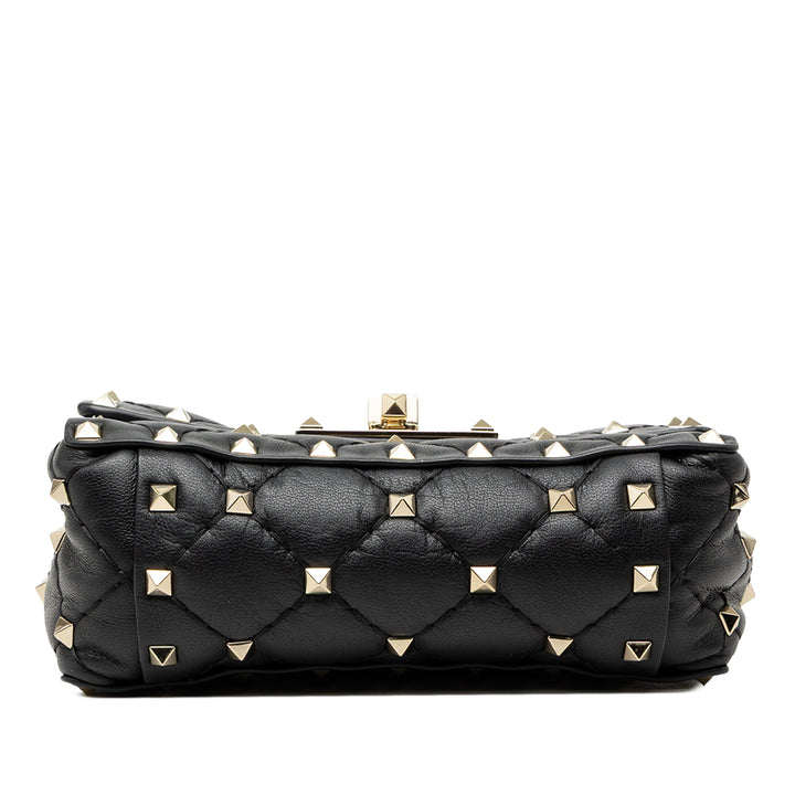 Valentino Rockstud Spike Sac nappa Noir