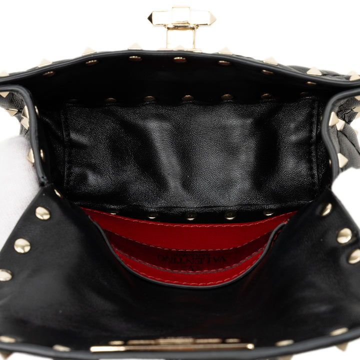 Valentino Rockstud Spike Sac nappa Noir
