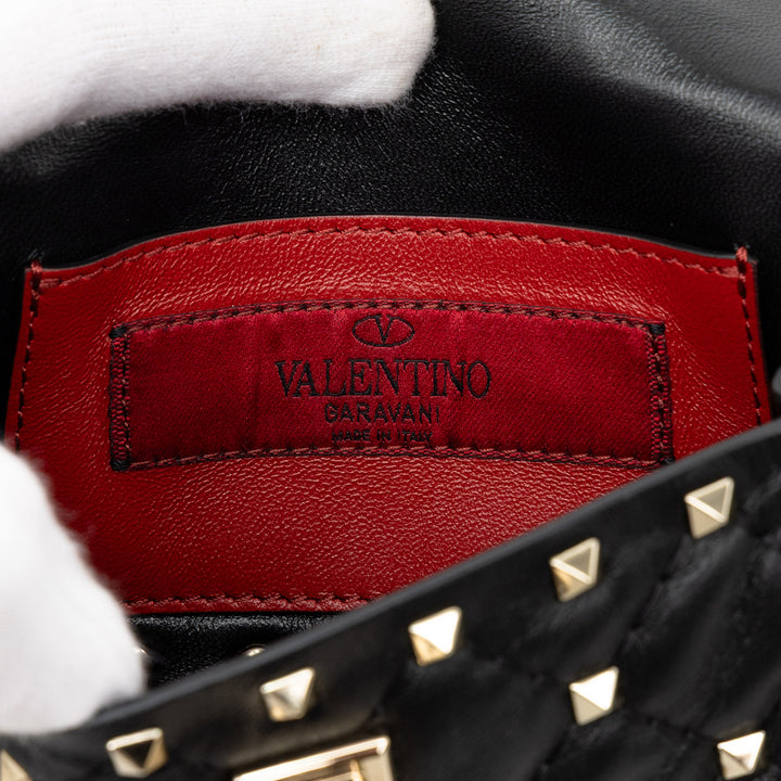 Valentino Rockstud Spike Sac nappa Noir