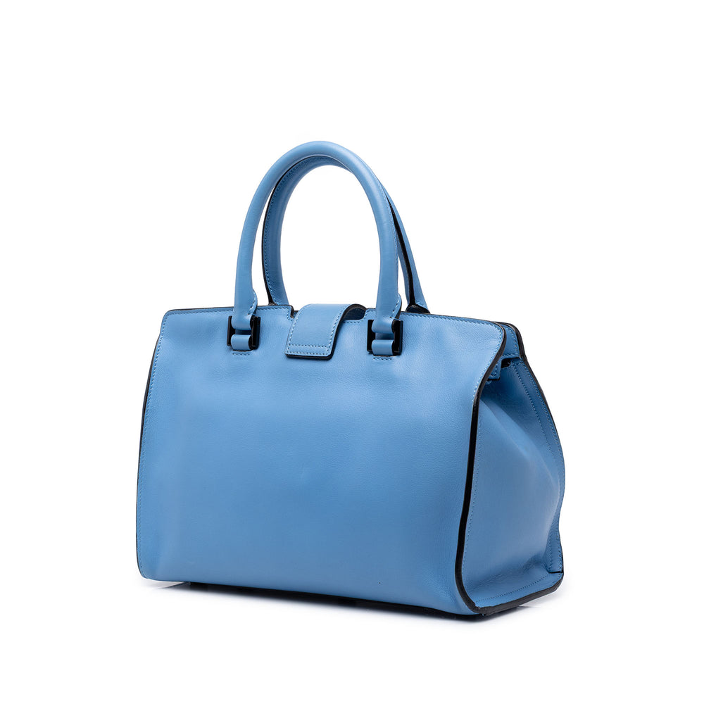 Saint Laurent Cabas Downtown Baby Bleu – vue 2 – GABY PARIS