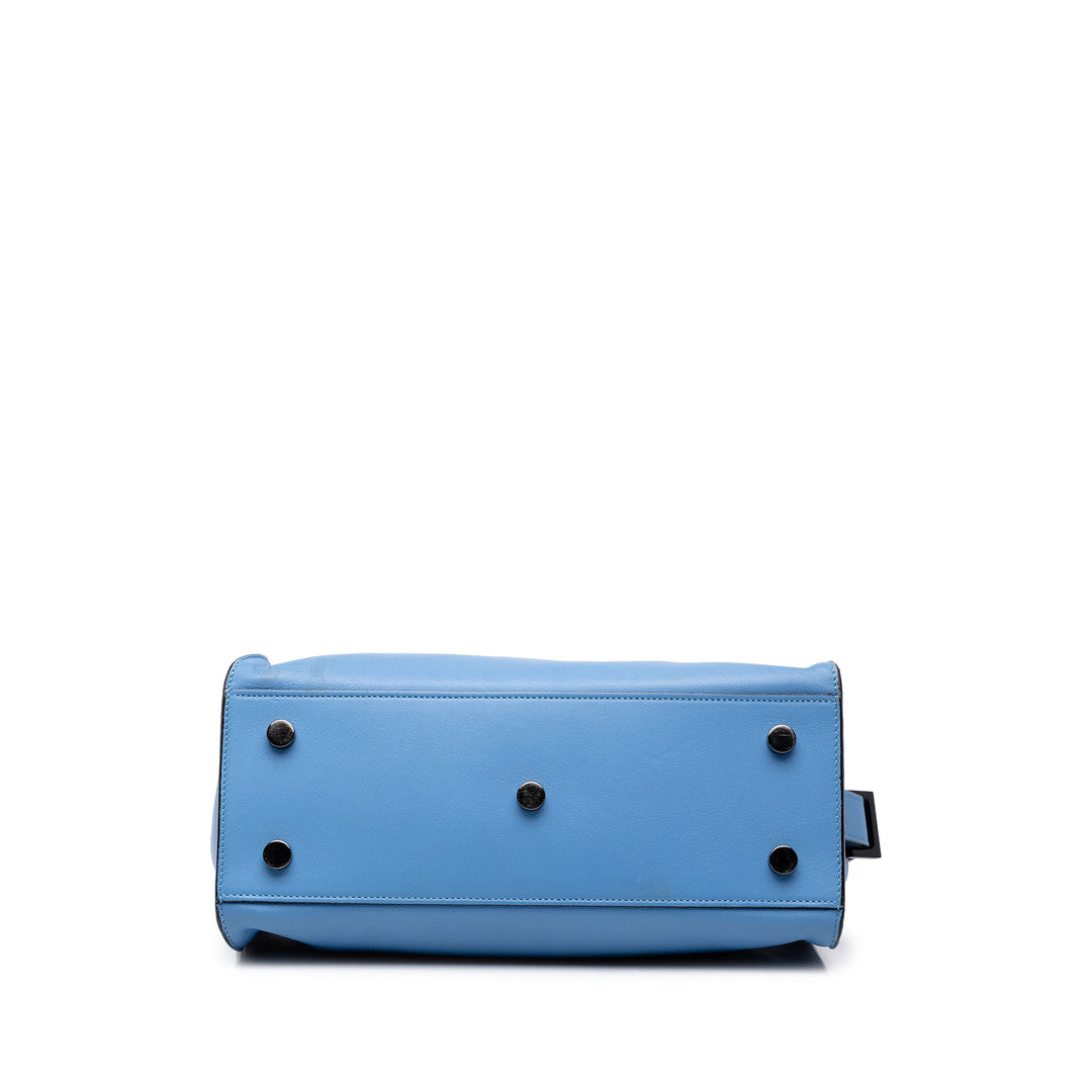 Saint Laurent Cabas Downtown Baby Bleu – vue 3 – GABY PARIS