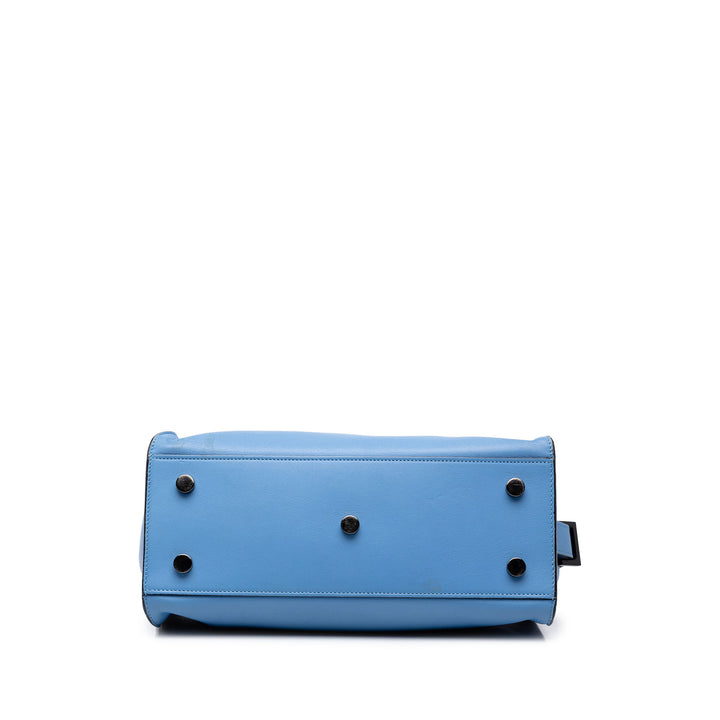 Saint Laurent Cabas Downtown Baby Bleu – vue 3 – GABY PARIS
