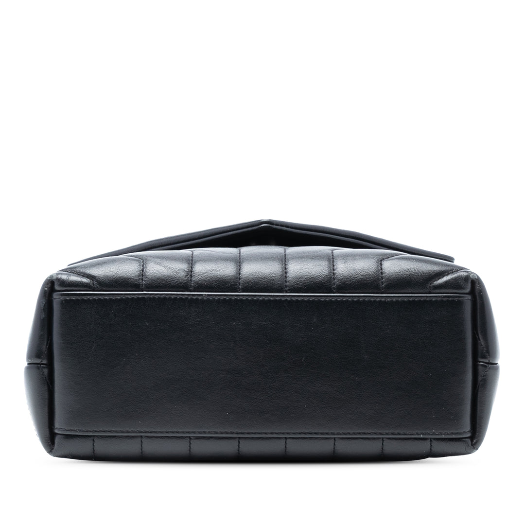 Saint Laurent Small Matelassé Cuir Monogram LouLou Sac bandoulière