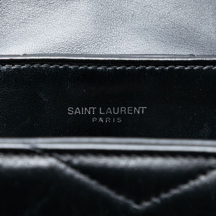 Saint Laurent Small Matelassé Cuir Monogram LouLou Sac bandoulière
