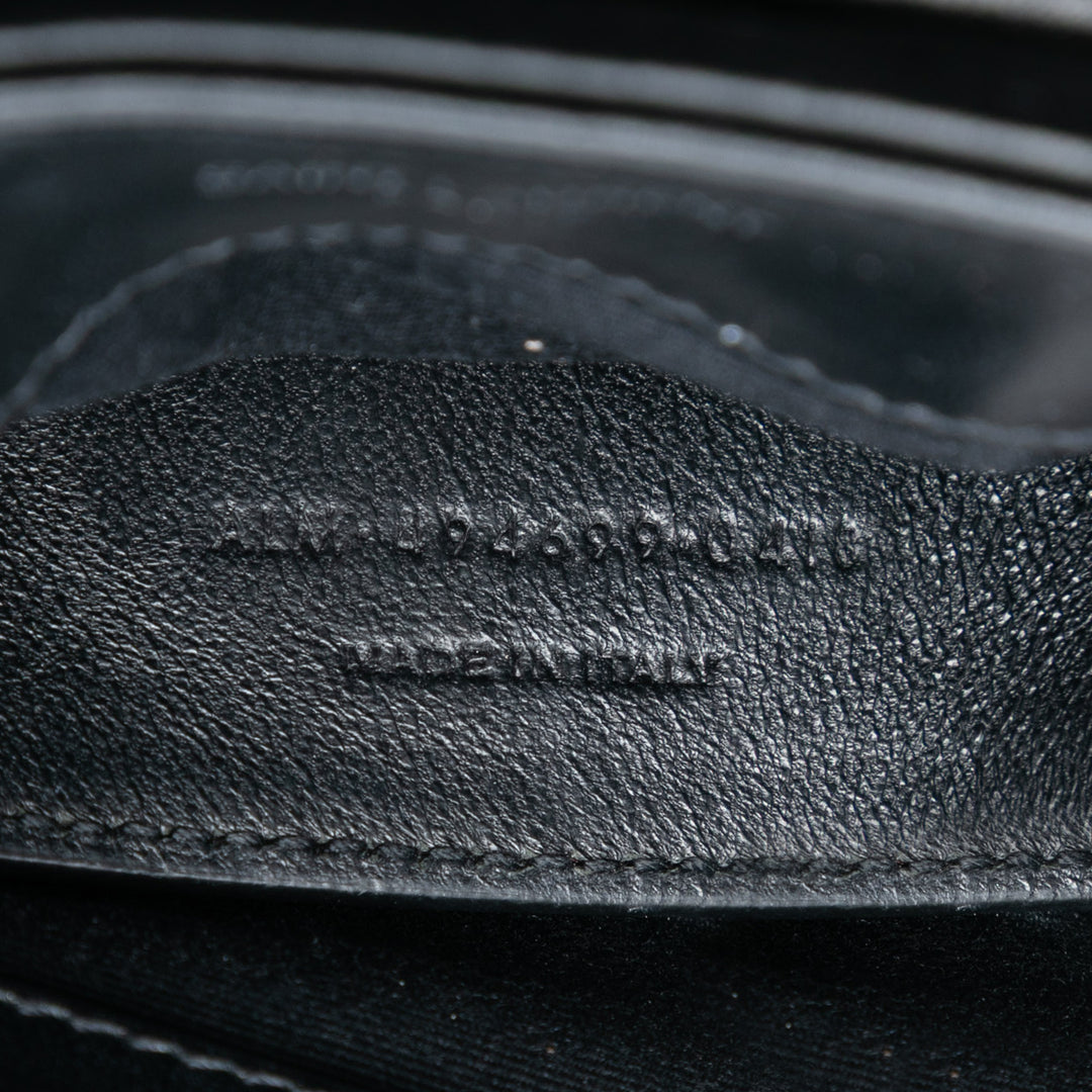 Saint Laurent Small Matelassé Cuir Monogram LouLou Sac bandoulière