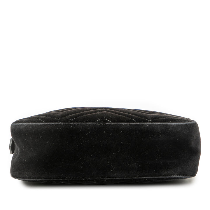 Gucci Small GG Marmont Matelasse Velours Sac porté croisé