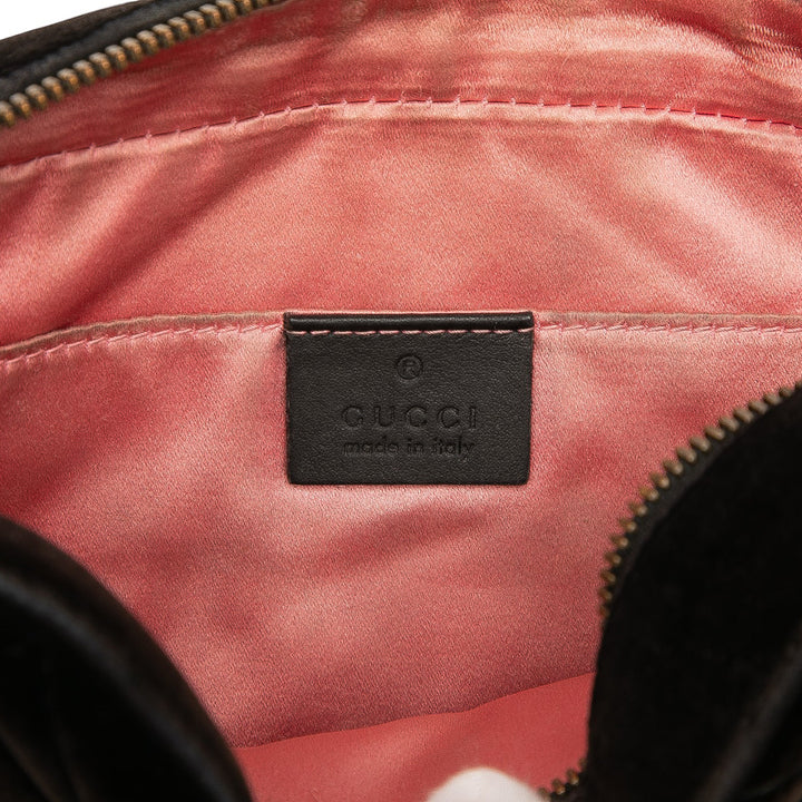 Gucci Small GG Marmont Matelasse Velours Sac porté croisé