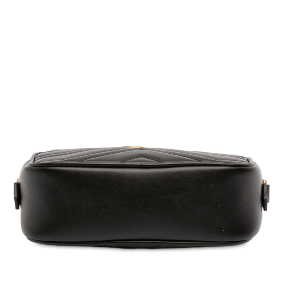 GG Marmont Matelasse Sac Mini Noir