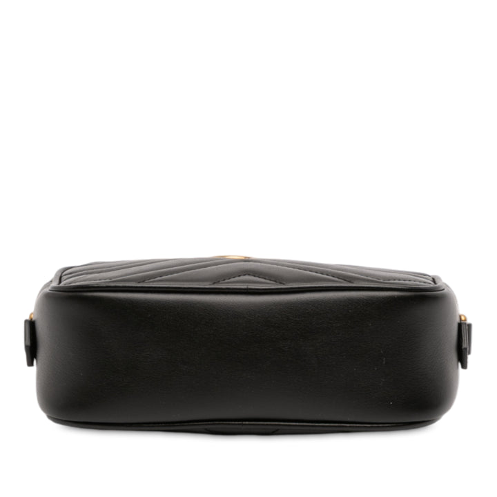 GG Marmont Matelasse Sac Mini Noir