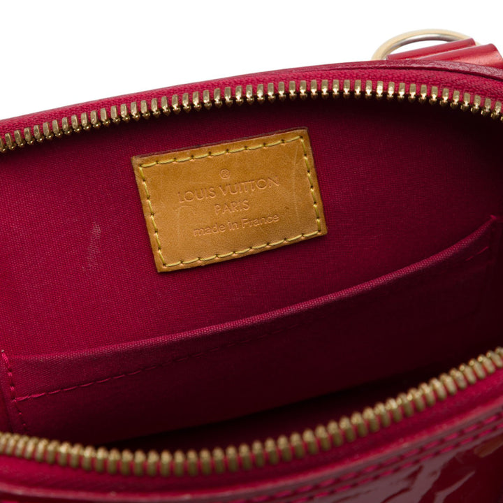 Louis Vuitton Alma BB Cuir verni Monogram Rouge – vue 5 – GABY PARIS