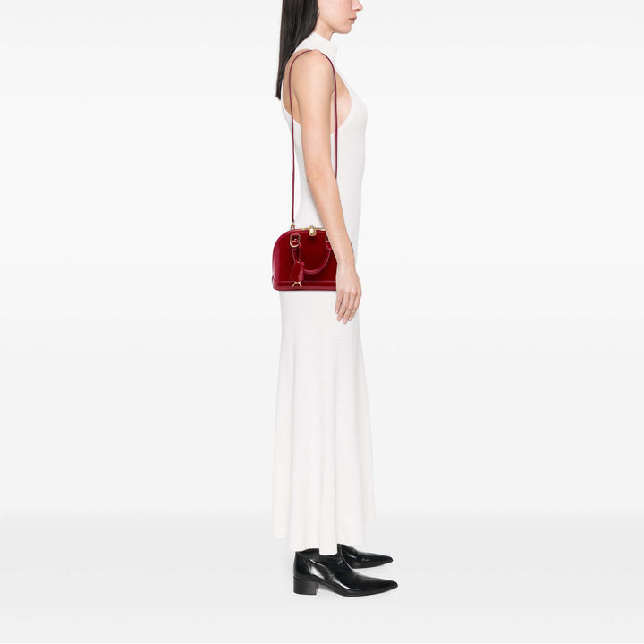 Louis Vuitton Alma BB Cuir verni Monogram Rouge – vue 6 – GABY PARIS