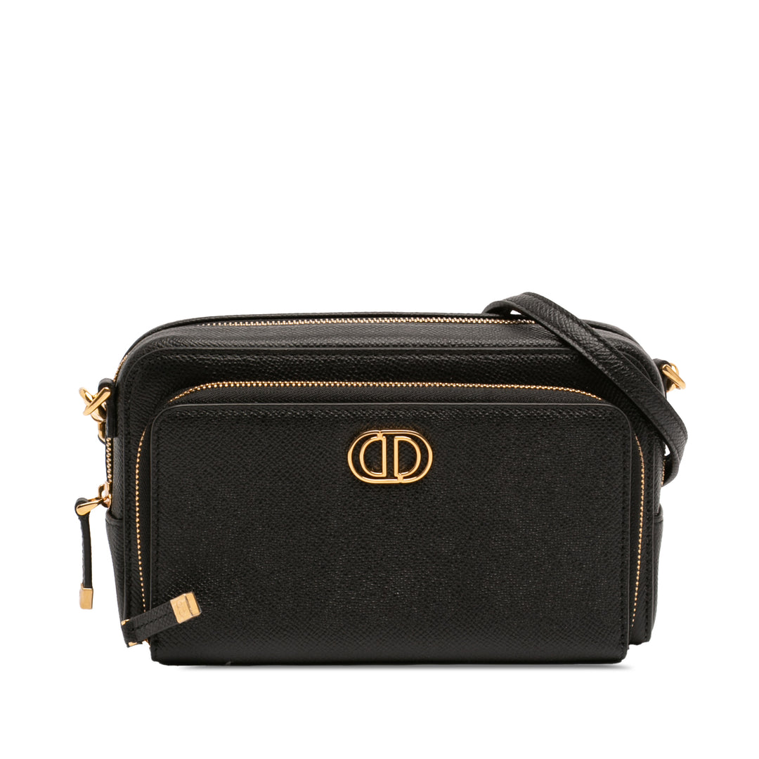 Dior Cuir de veau grainé Caro Double Pochette