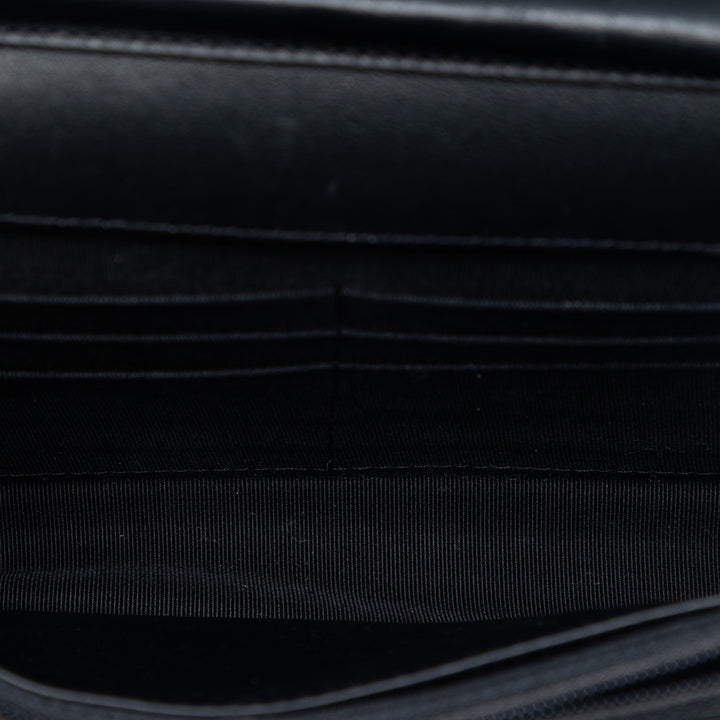 Chanel Mixed Quilt Cuir de veau Golden Class Wallet on Chain