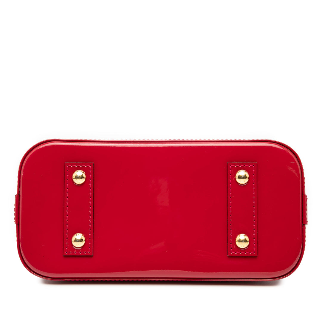 Louis Vuitton Monogram Vernis Alma BB Rouge – GABY PARIS Authentique