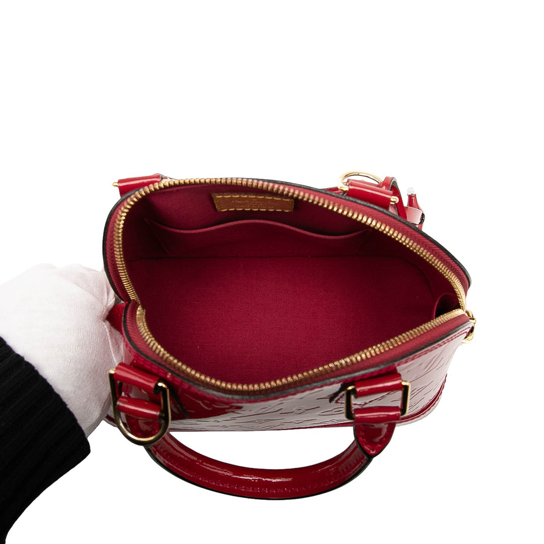 Louis Vuitton Monogram Vernis Alma BB Rouge – GABY PARIS Authentique