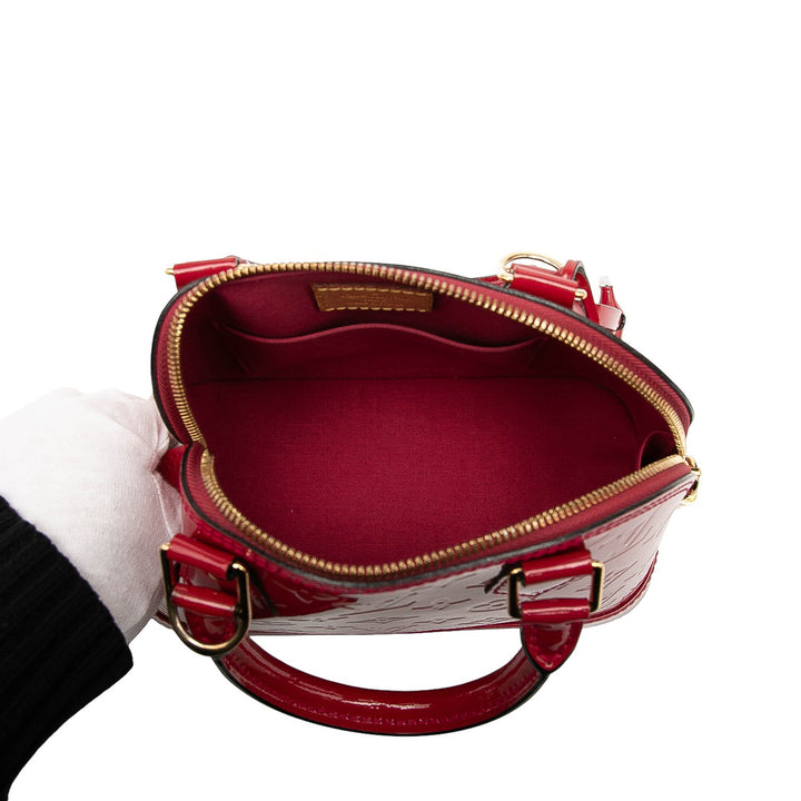 Louis Vuitton Monogram Vernis Alma BB Rouge – GABY PARIS Authentique