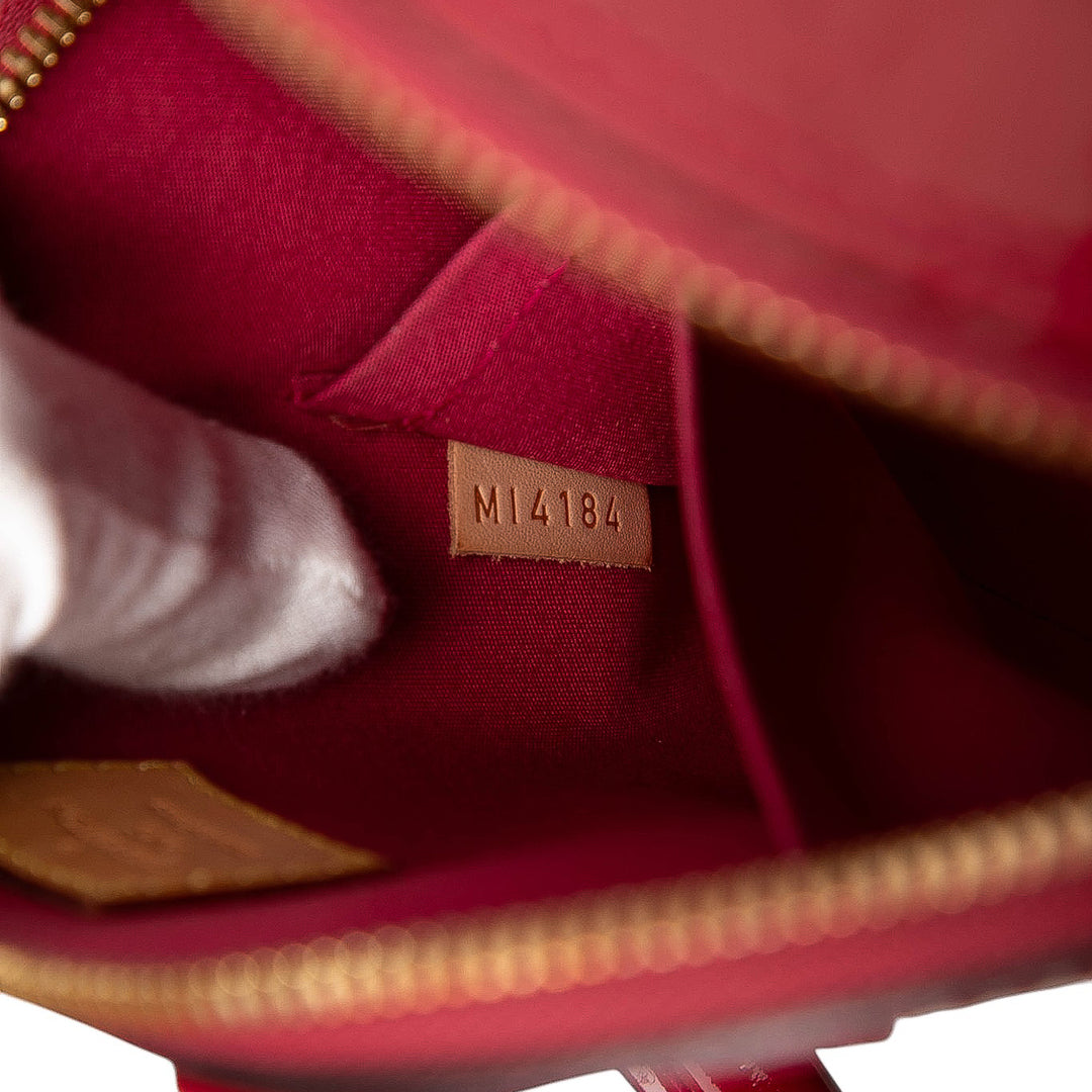 Louis Vuitton Monogram Vernis Alma BB Rouge – GABY PARIS Authentique