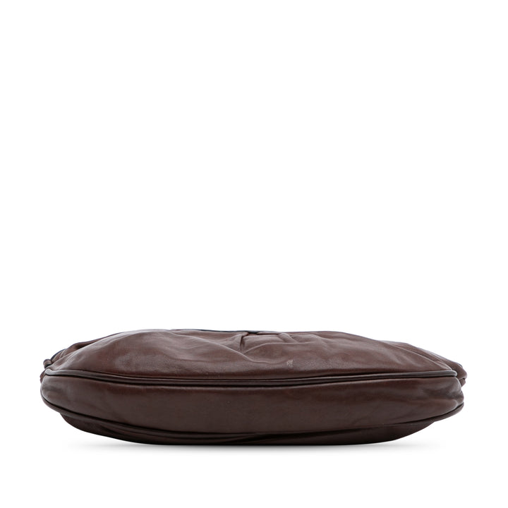 Leather Babe Clutch Brown - Gaby Paris