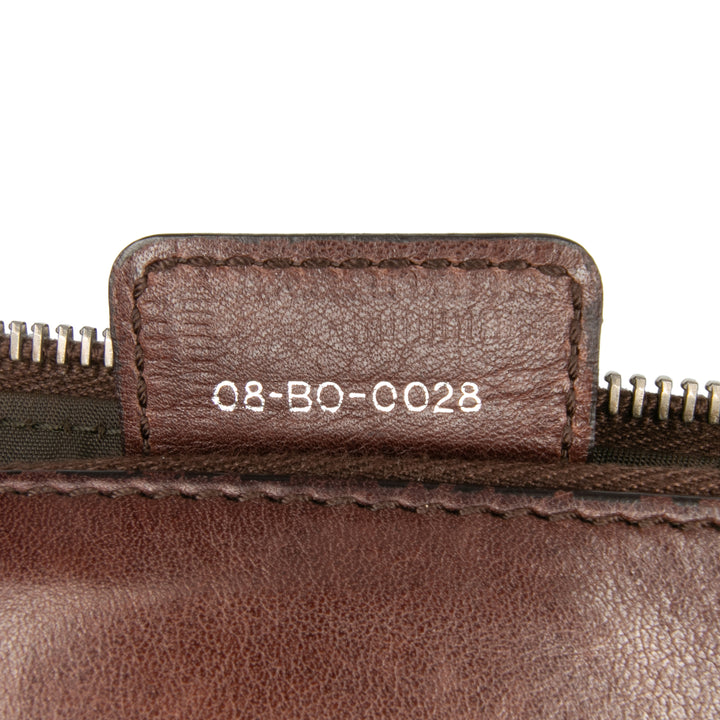 Leather Babe Clutch Brown - Gaby Paris