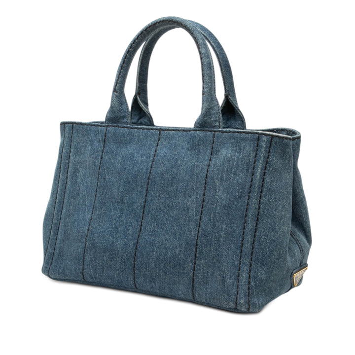 Prada Small Jean Canapa Logo Sac