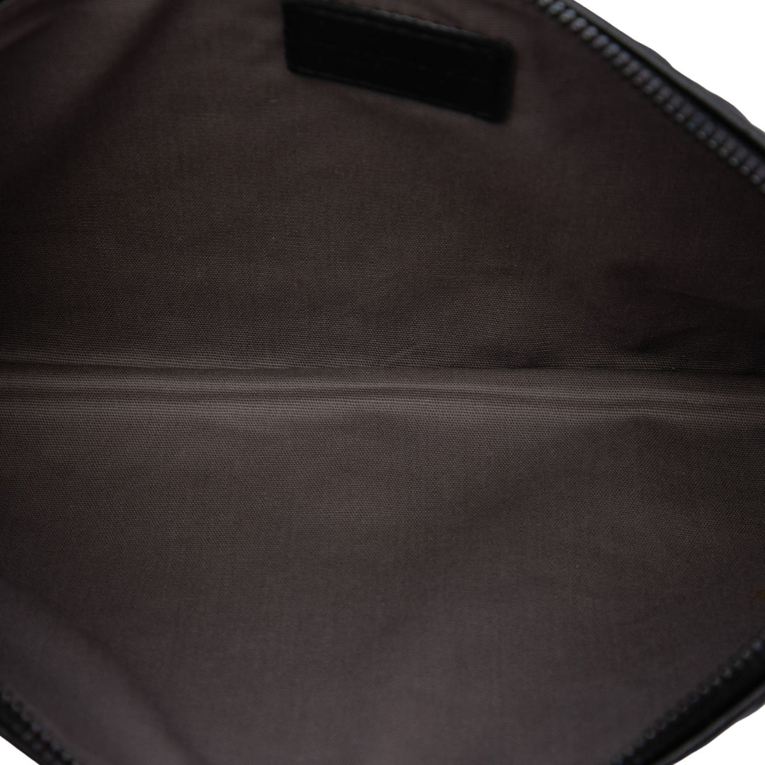 Intrecciato Zippé Pochette nappa Noir