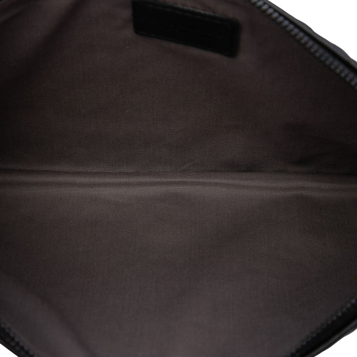 Intrecciato Zippé Pochette nappa Noir