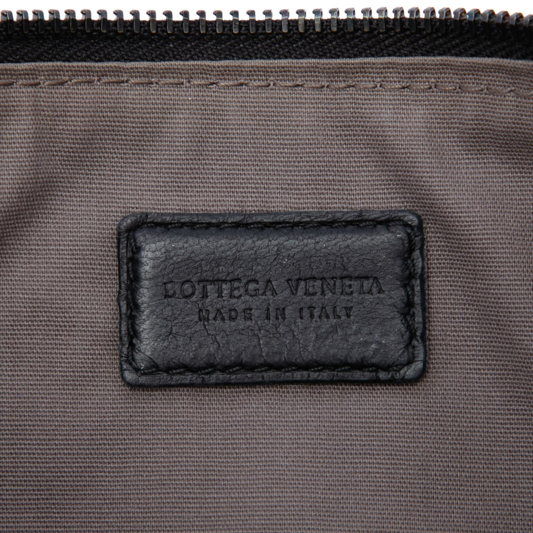 Intrecciato Zippé Pochette nappa Noir