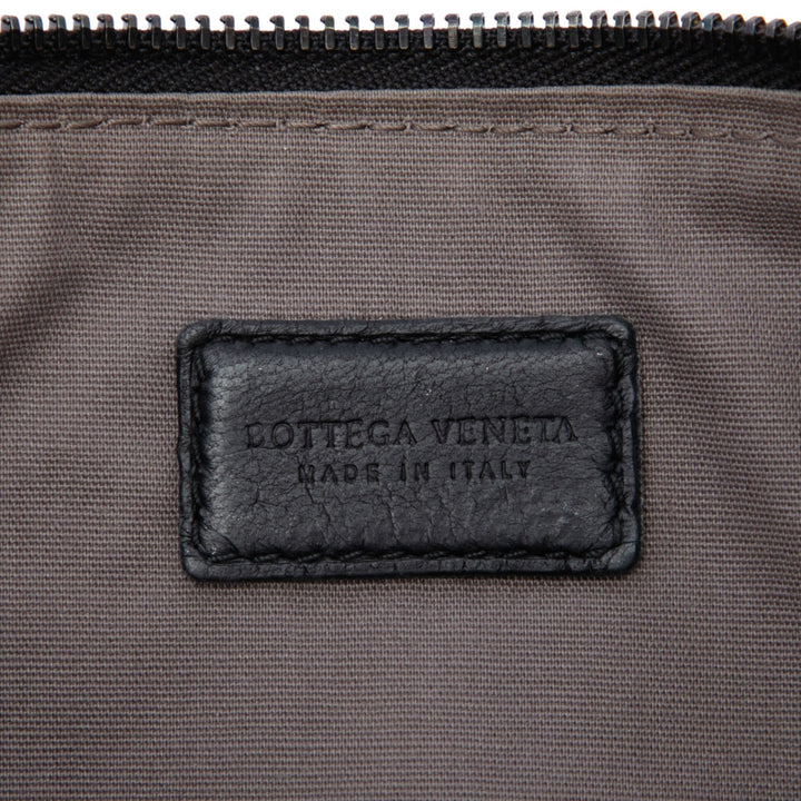 Intrecciato Zippé Pochette nappa Noir