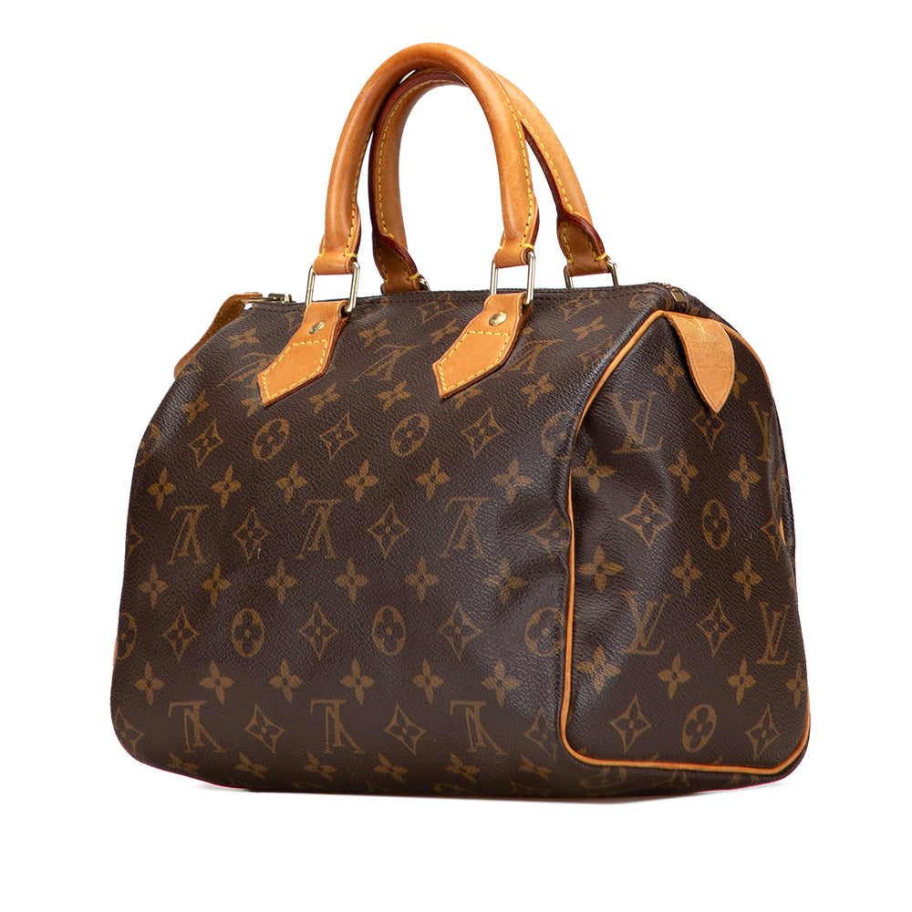 Louis Vuitton Monogram Speedy 25 Marron – GABY PARIS Authentique