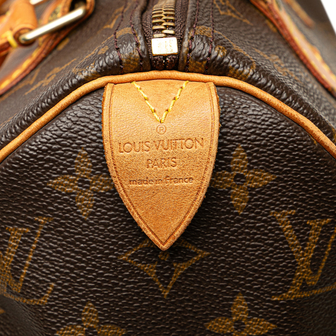Louis Vuitton Monogram Speedy 25 Marron – GABY PARIS Authentique