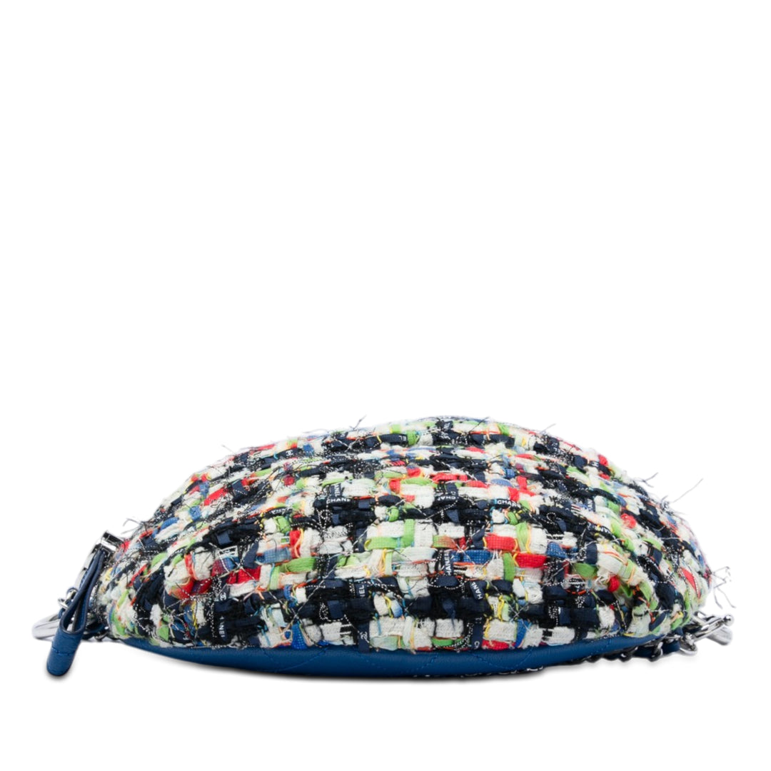 Chanel Surpiqué Waist Sac Tweed