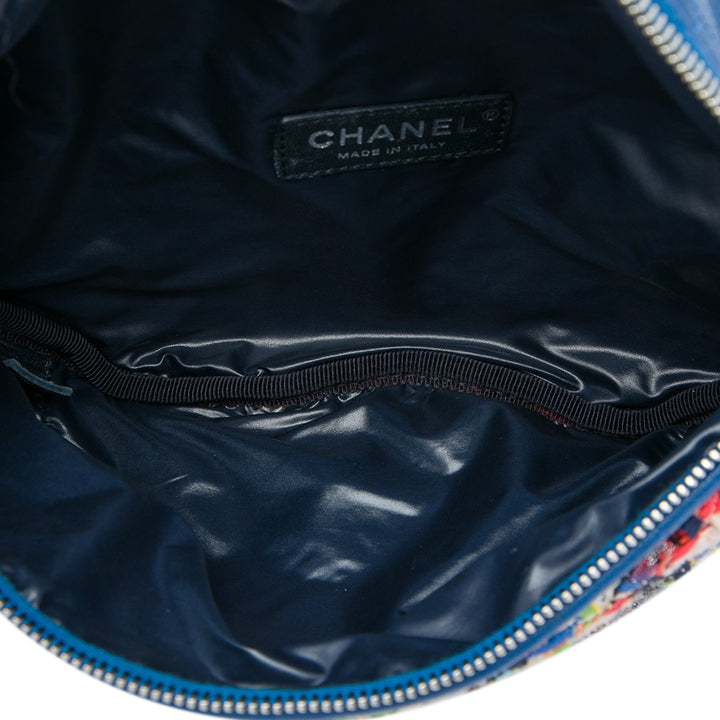 Chanel Surpiqué Waist Sac Tweed