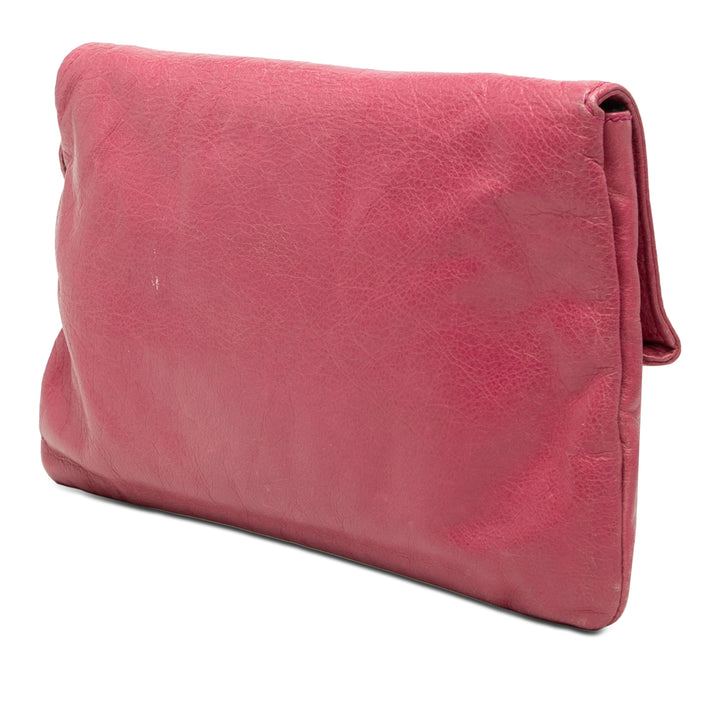 Balenciaga Motocross Giant 12 Enveloppe Pochette Cuir d'agneau