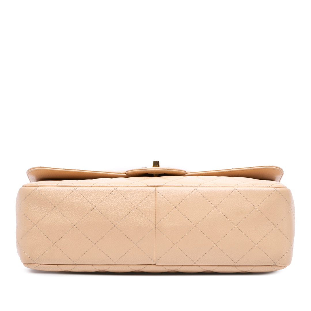 Chanel Jumbo Classic Caviar Double rabat Marron – GABY PARIS Authentique