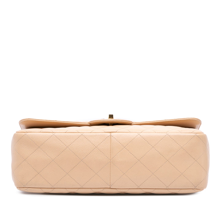 Chanel Jumbo Classic Caviar Double rabat Marron – GABY PARIS Authentique
