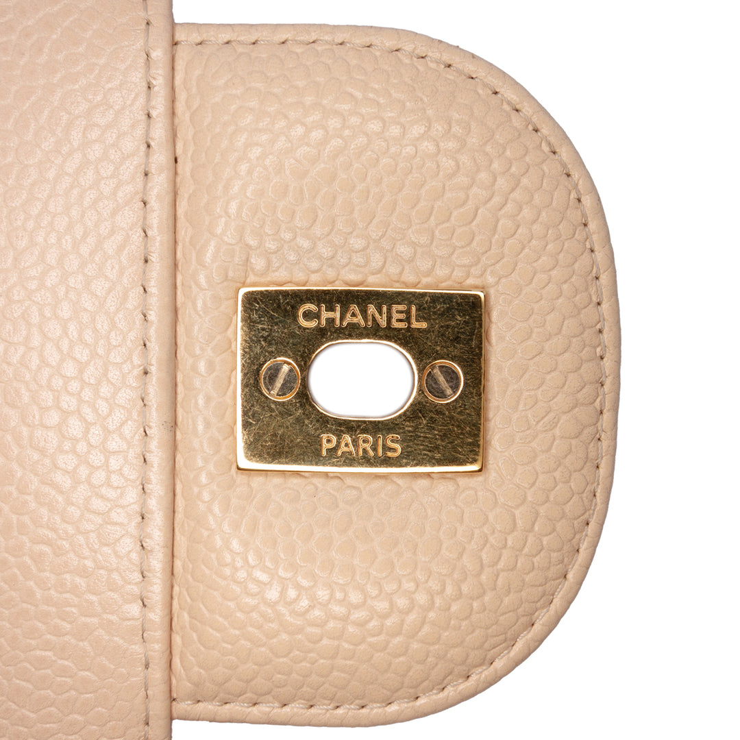 Chanel Jumbo Classic Caviar Double rabat Marron – GABY PARIS Authentique
